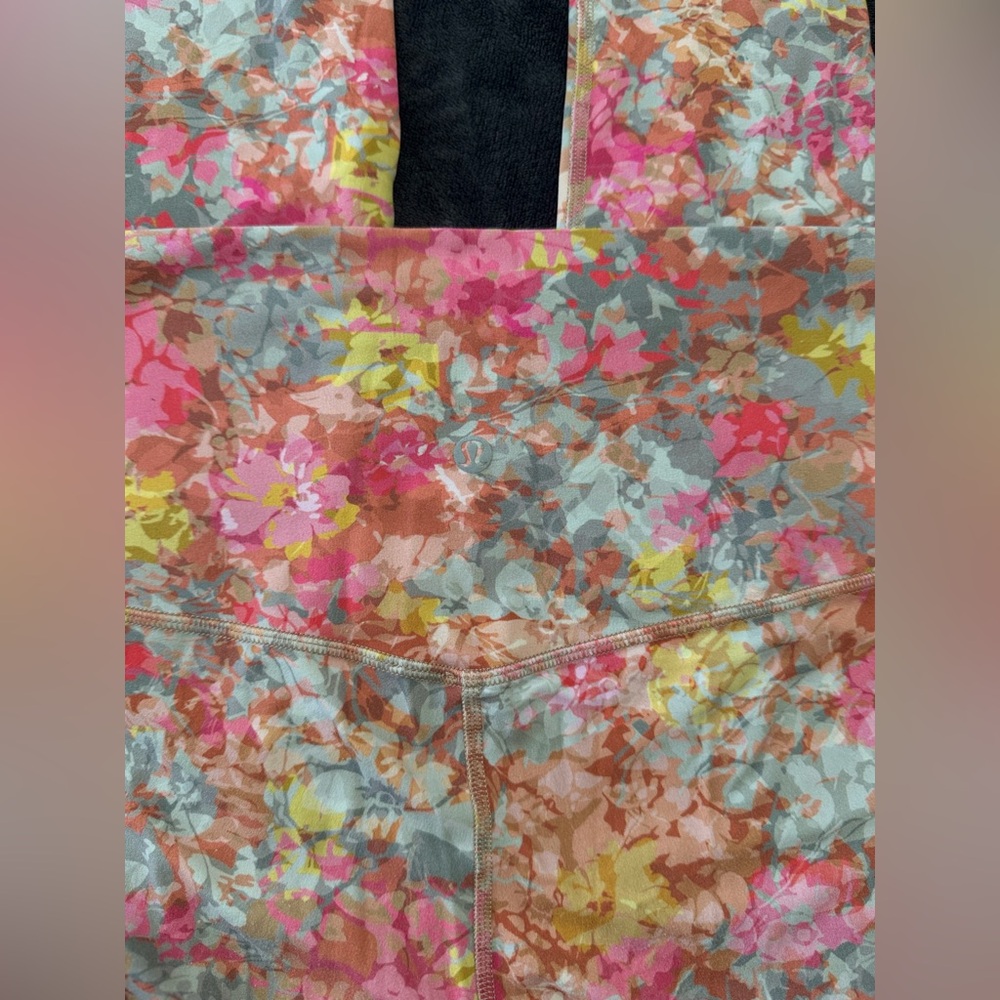 lululemon athletica Floral Multicolor Leggings
